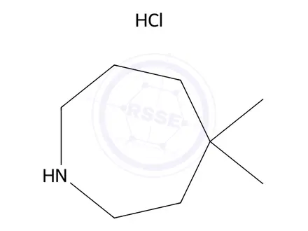 Chemical structure of 4,4-Dimethylazepane hcl