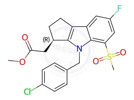 Chemical structure of Laropiprant Impurity 86