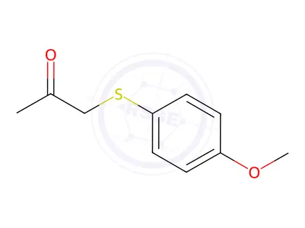 Chemical structure of 1-((4-Methoxyphenyl)thio)propan-2-one