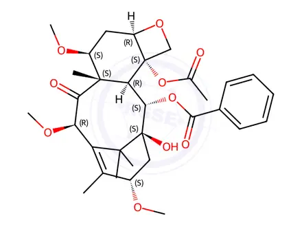 Chemical structure of Cabazitaxel Impurity 12