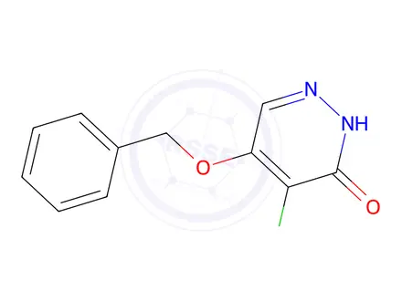 Chemical structure of 5-(Benzyloxy)-4-chloropyridazin-3(2H)-one