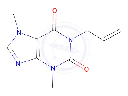 Chemical structure of Theophylline Impurity 18