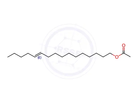 Chemical structure of (11E)-Hexadecenyl Acetate