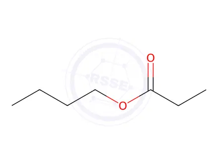 Chemical structure of Propionic Acid Butyl Ester