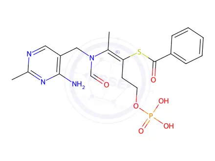 Chemical structure of BENFOTIAMINE