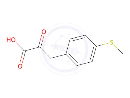 Chemical structure of 3-(4-(Methylthio)phenyl)-2-oxopropanoic acid