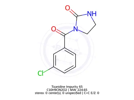 Chemical structure of Tizanidine Impurity 65