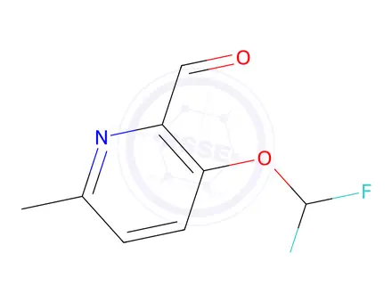 Chemical structure of 3-(Difluoromethoxy)-6-methylpyridine-2-carbaldehyde