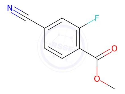 Chemical structure of Methyl 4-cyano-2-fluorobenzoate