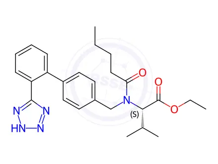 Chemical structure of Valsartan Ethyl Ester