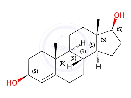 Chemical structure of 4-Androstenediol