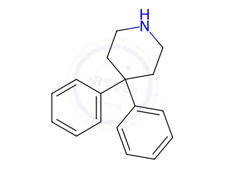 Chemical structure of 4-N-Methylbenzyl-N-carbethoxypiperidine dihydrochloride