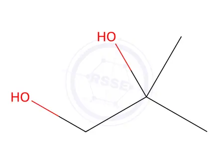 Chemical structure of 2-methylpropane-1,2-diol