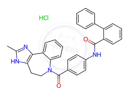 Chemical structure of Conivaptan hydrochloride