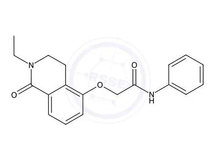 Chemical structure of 2-((2-Ethyl-1-oxo-1,2,3,4-tetrahydroisoquinolin-5-yl)oxy)-N-phenylacetamide