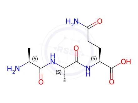 Chemical structure of Alanyl Glutamine