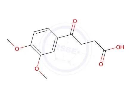 Chemical structure of 4-(3,4-Dimethoxyphenyl)-4-oxobutanoic acid