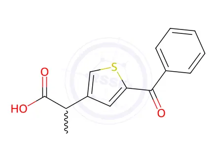 Chemical structure of Tiaprofenic Acid EP Impurity C