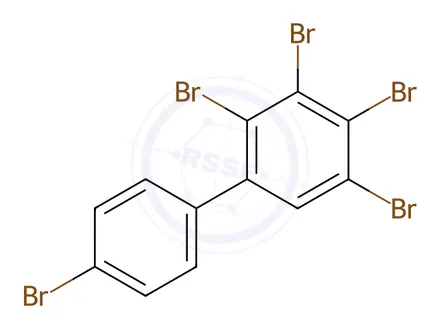 Chemical structure of 2,3,4,4',5-Pentabromobiphenyl