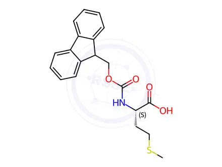 Chemical structure of Fmoc-Met-OH