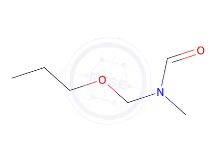 Chemical structure of Formamide, N-methyl-N-(propoxymethyl)-(9CI)