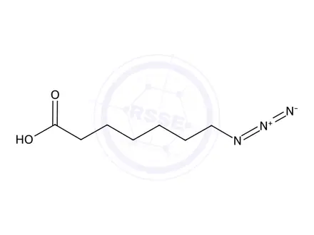Chemical structure of 7-azidoheptanoic acid