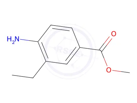 Chemical structure of methyl 4-amino-3-ethylbenzoate