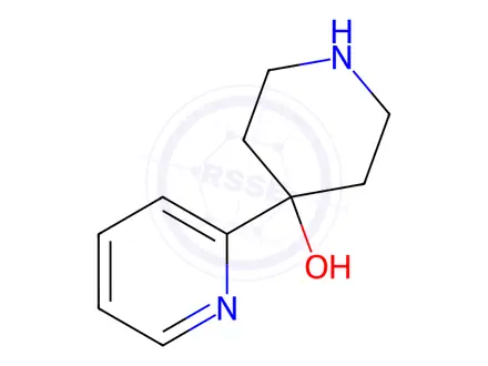 Chemical structure of 4-(Pyridin-2-yl)piperidin-4-ol