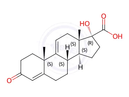 Chemical structure of Hydrocortisone Impurity 45