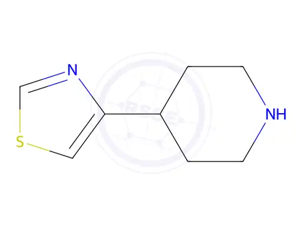 Chemical structure of 4-(1,3-thiazol-4-yl)piperidine