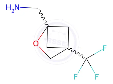 Chemical structure of (4-(Trifluoromethyl)-2-oxabicyclo[2.1.1]hexan-1-yl)methanamine