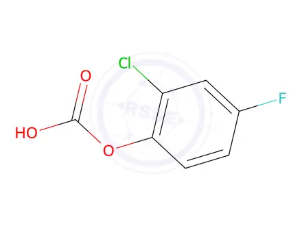 Chemical structure of 2-CHLORO-4-FLUOROPHENOL CARBONATE
