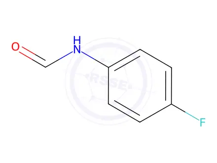 Chemical structure of N-(4-Fluorophenyl)formamide