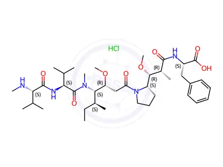 Chemical structure of MMAF hydrochloride