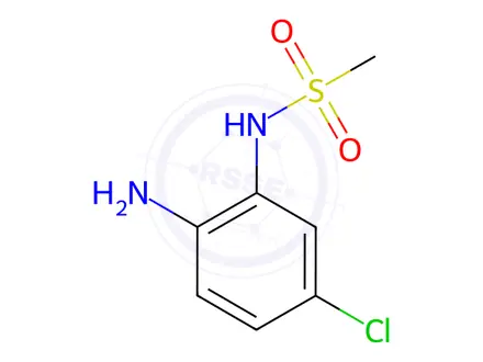 Chemical structure of N-(2-Amino-5-chlorophenyl)methanesulfonamide