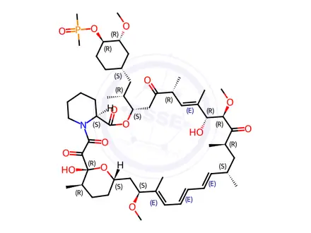 Chemical structure of Ridaforolimus