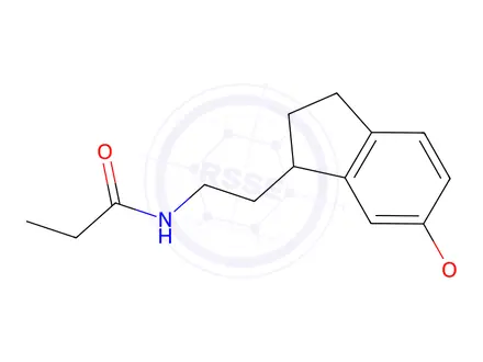Chemical structure of rac-N-[2-(2,3-Dihydro-6-methoxy-1H-inden-1-yl)ethyl]propanamide