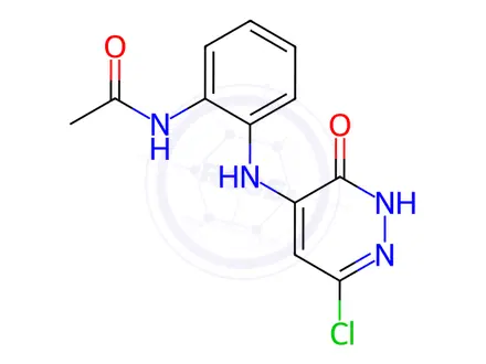 Chemical structure of N-(2-((6-Chloro-3-oxo-2,3-dihydropyridazin-4-yl)amino)phenyl)acetamide
