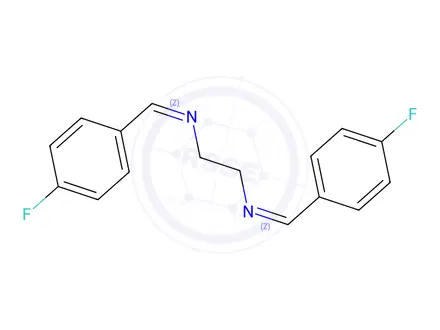 Chemical structure of (Z)-[(4-fluorophenyl)methylidene]({2-[(Z)-[(4-fluorophenyl)methylidene]amino]ethyl})amine