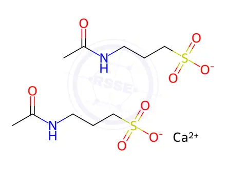 Chemical structure of Acamprosate Calcium