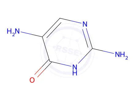 Chemical structure of 2,5-Diaminopyrimidin-4(3H)-one