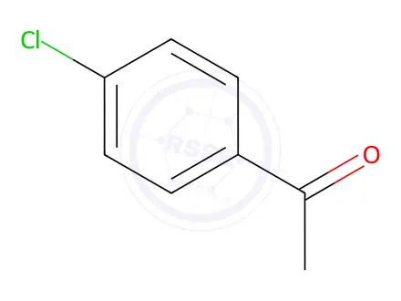 Chemical structure of 4'-Chloroacetophenone