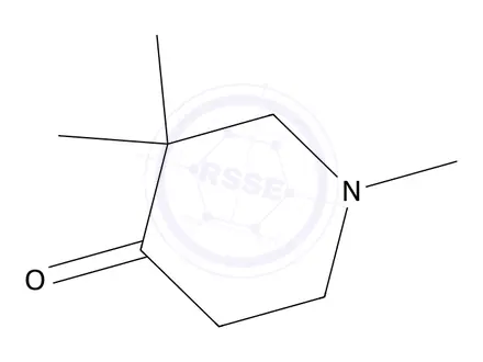 Chemical structure of 1,3,3-Trimethylpiperidin-4-one