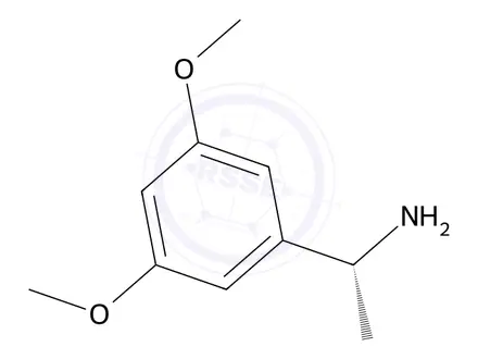Chemical structure of (R)-1-(3,5-Dimethoxyphenyl)ethan-1-amine