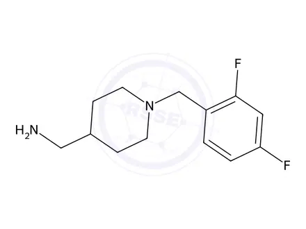 Chemical structure of (1-(2,4-Difluorobenzyl)piperidin-4-yl)methanamine