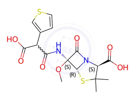 Chemical structure of Temocillin