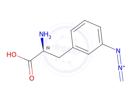 Chemical structure of 3-azido-L-phenylalanine