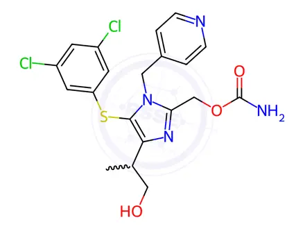 Chemical structure of Capravirine Impurity 2