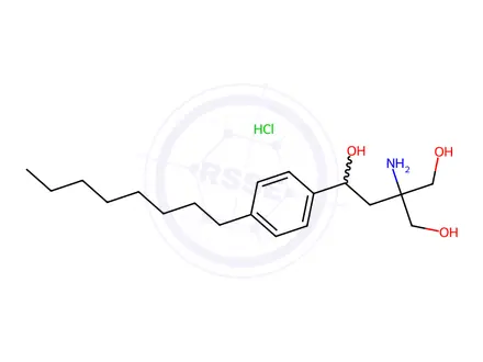 Chemical structure of 1-Hydroxy Fingolimod Hydrochloride