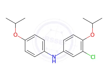 Chemical structure of 3-Chloro-4-isopropoxy-N-(4-isopropoxyphenyl)aniline